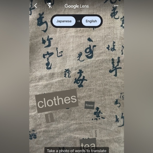 Linen Japanese Kanji Allover Print Boxy Luxury Streetwear Long Sleeve Shirt - Picture 11 of 11